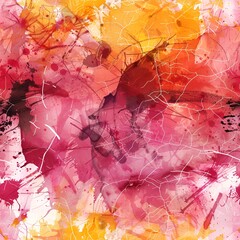 Dynamic seamless abstract pattern with warm colors for creative projects and backgrounds