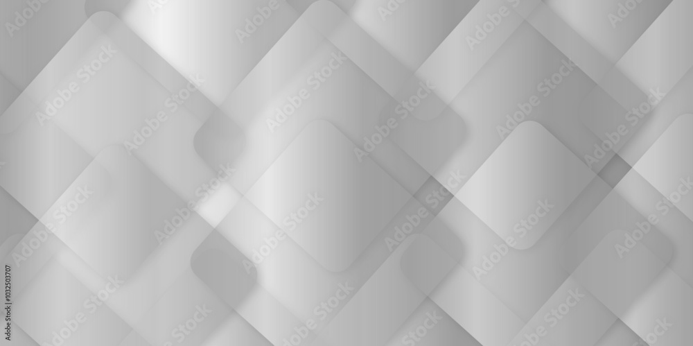 Poster abstract modern gray and silver pattern geometric luxury gradient line background random square shap