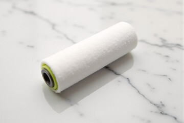 Obraz premium A lint roller lying on a clean design background with a sleek style
