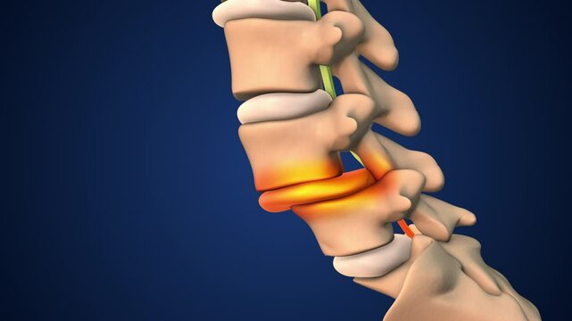 Spondylolisthesis Involving Vertebrae Shifting Out of Place