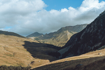 Scenic Landscapes of the Pyrenees: Mountains, Waterfalls, and Rustic Villages