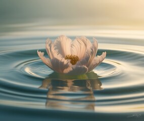 Beautiful Water lily flower