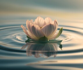 Beautiful Water lily flower
