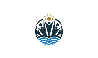 world ngo day logo, group logo, charity logo