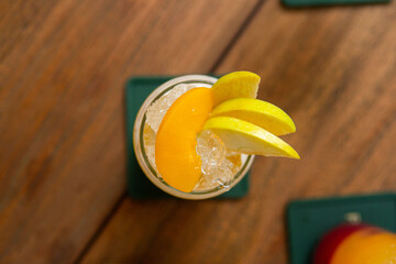 drinking cocktail mocktail at bar lounge club juice freshness fresh fruit syrup