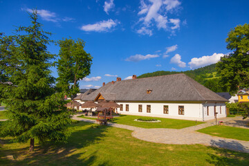 Dawny Dwór Starostów w Muszynie.