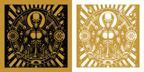 alien planet exploration design