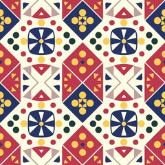 seamless pattern with shapes