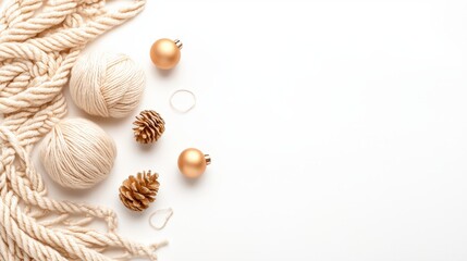 Zoomed-in photo of soft, thick wool knitting, with detailed fibers and a clean white background for contrast.