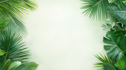 
Palm Tree Branch Border With Transparent Background 