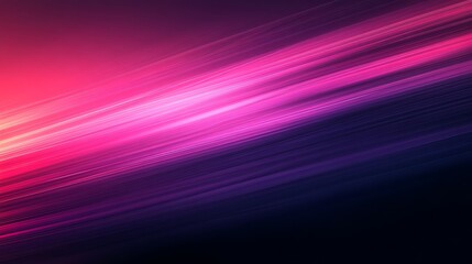 Fototapeta premium Abstract colorful motion backdrop with glowing purple lines and digital gradient texture