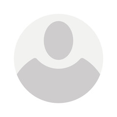 Flat illustration in grayscale. Avatar, user profile, person icon, gender neutral silhouette, profile picture. Suitable for social media profiles, icons, screensavers and as a template...