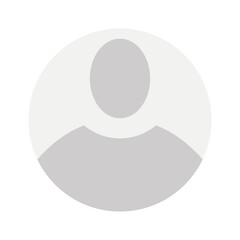 Flat illustration in grayscale. Avatar, user profile, person icon, gender neutral silhouette, profile picture. Suitable for social media profiles, icons, screensavers and as a template...
