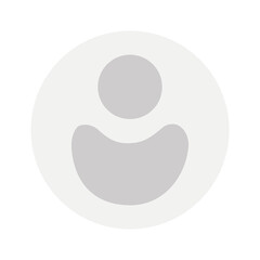 Flat illustration in grayscale. Avatar, user profile, person icon, gender neutral silhouette, profile picture. Suitable for social media profiles, icons, screensavers and as a template...