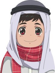 A muslim young boy