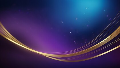 abstract Elegant blue-white-purple background with golden lines decoration
