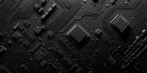 AI artificial intelligence technology microchip background