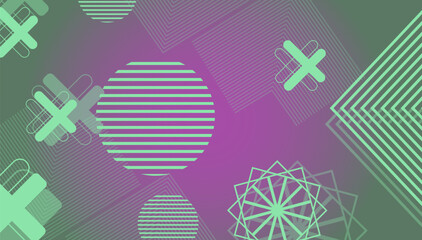 Abstract geometric background with red and black diagonal lines and shapes.