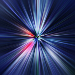 Obraz premium Colorful zoom motion effect. Abstract background.