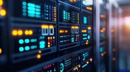 Fototapeta premium Review and assessment of real-time data, clean and organized, [review , assessment , monitor], ,