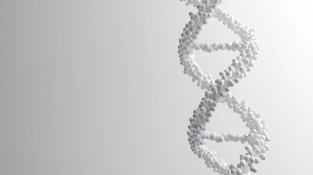 dna strand, dna strand on white