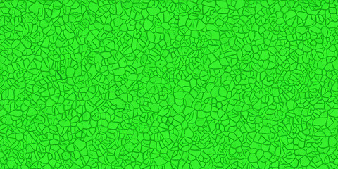 Seamless green mosaic pattern with abstract geometric shapes for background design