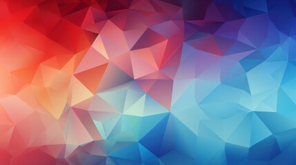 Fototapeta premium Colorful Polygon Background