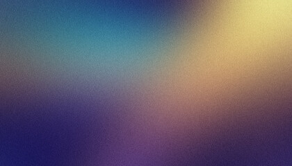 Abstract blurred gradient background with grain texture