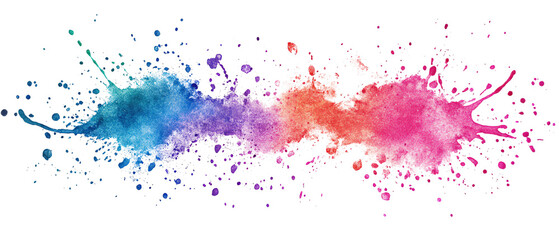Vibrant splash of colors creating a dynamic and artistic background. Perfect for abstract designs and creative projects.