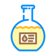 heavy crude oil color icon vector. heavy crude oil sign. isolated symbol illustration