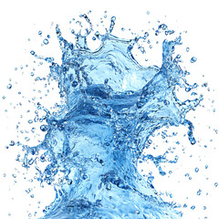 Beautiful water splash capturing the essence of fluid dynamics, perfect for showcasing purity and refreshment.