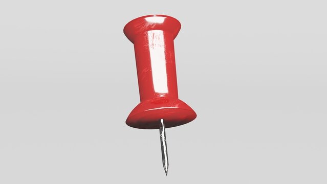 Steck Nadel with white background