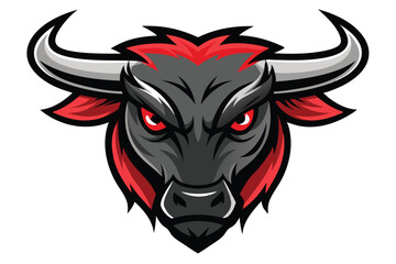 Bull Head Mascot Vector Logo for Teams and Competitive Branding
