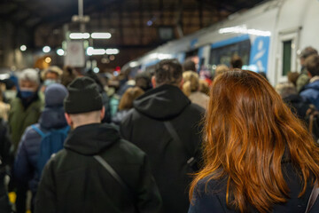 Rush hour in Paris.