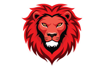 Bold and Powerful Lion Head Logo Design Vector