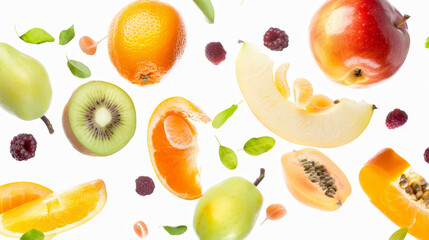 background with fruits