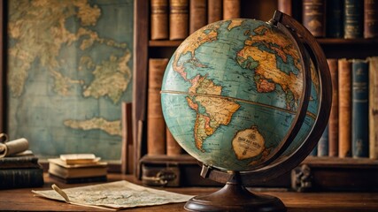 The globe as a symbol of travel and encouragement of travel. The world is so interesting.