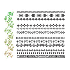 TRADITIONAL PATTERNS IN VECTOR FORM