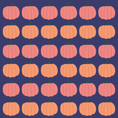 PUMPKIN HEADS RETRO PATTERN TEXTURE BACKGROUND VECTOR