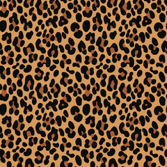 
animal leopard print, seamless stylish design with wild cat spots, leopard skin texture