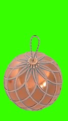 Christmas Ornaments for Tree Decoration with green background