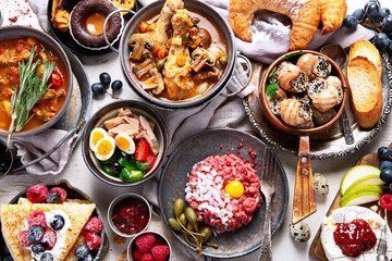 Traditional french food