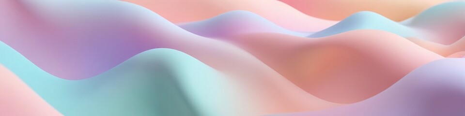 A soft gradient of pastel colors flowing into one another, creating a calm and soothing backdrop that inspires tranquility, Generative AI