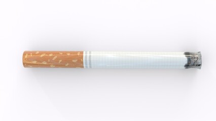 cigarette with white background