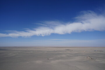 Heidu Mountain, black mountain in sands