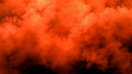 Halloween Orange Smoke