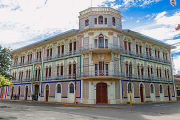 Ex Hotel Palace en la ciudad de Iquitos, considerado el primer hotel de lujo del Perú