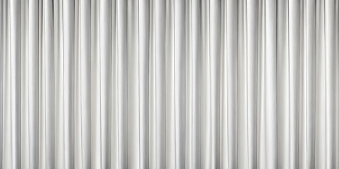 Obraz premium Soft Elegance Minimalist White Fabric Curtain with Subtle Texture for Tranquil Interior Design - Close-up Monochromatic View, Calm and Serene Aesthetic