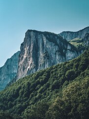 Fototapeta premium Serene Mountain Landscape