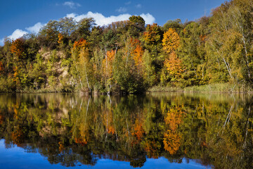 Autumn - Herbst - See - Wasser - Sperenberg - Deutschland - Brandenburg - Gipsbrüche	